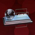 Sommerville Card Holder with Clear Globe - 4"x8"